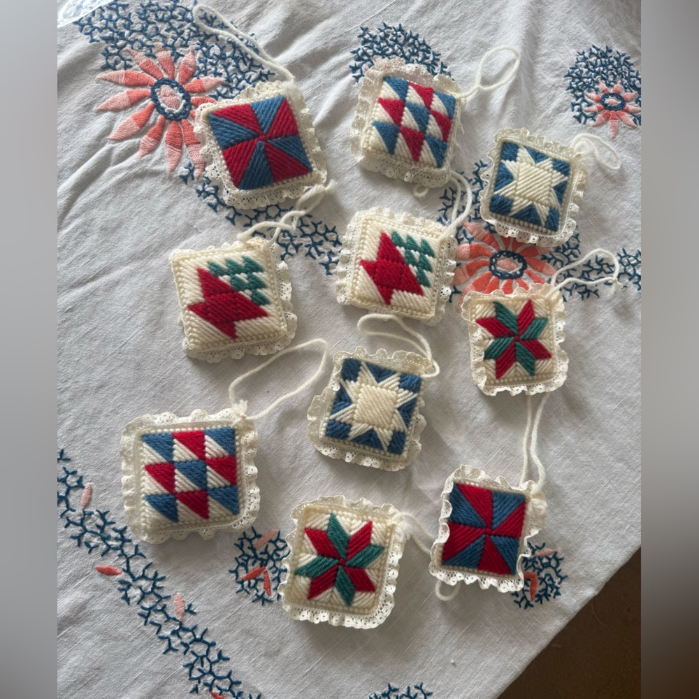 Vintage Handcrafted Ornaments